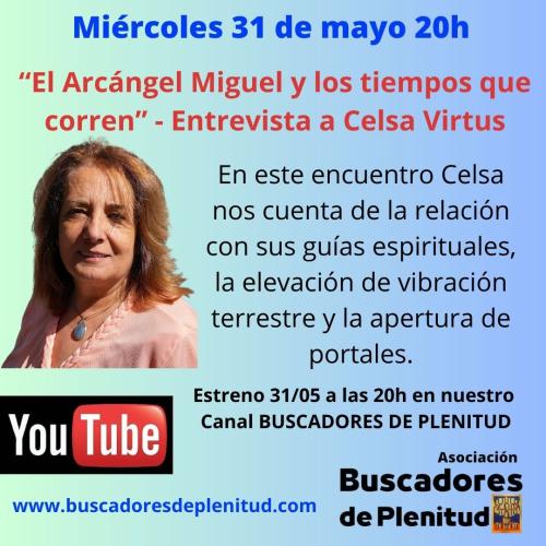 Entrevista a Celsa Virtus - "El Arcngel Miguel y los tiempos que corren"