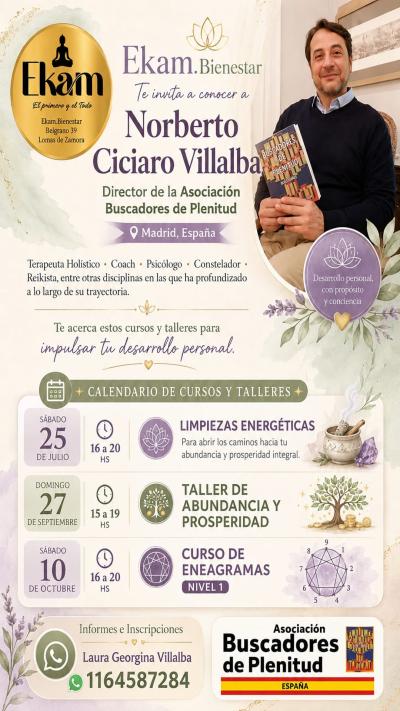Actividades en España (online) y Argentina (presencial) Actividades en España (online) y Argentina (presencial)
