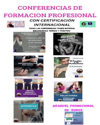 Todo el año - Conferencias Internacionales + Módulos formativos Todo el año - Conferencias Internacionales + Módulos formativos