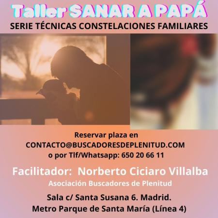 Actividad Online "Taller Sanar a Papá" Asociación Buscadores de Plenitud