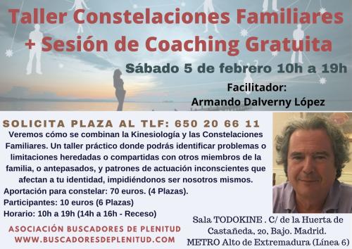 Taller de Constelaciones Familiares con Armando Dalverny Lopez Taller de Constelaciones Familiares con Armando Dalverny Lopez