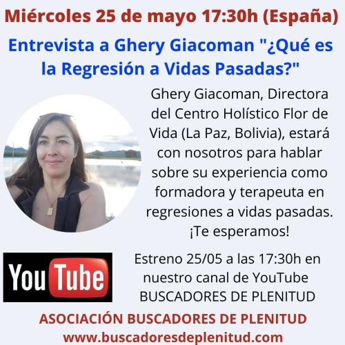 Entrevista a Ghery Giacoman "Regresión a Vidas Pasadas" Entrevista a Ghery Giacoman "Regresión a Vidas Pasadas"