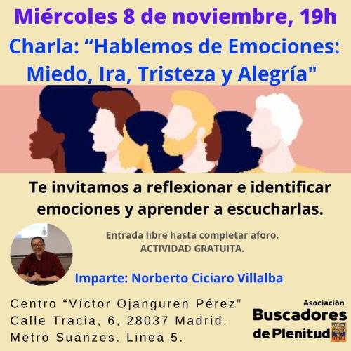 Charla #bibliotecandomadrid 8 de noviembre Charla #bibliotecandomadrid 8 de noviembre