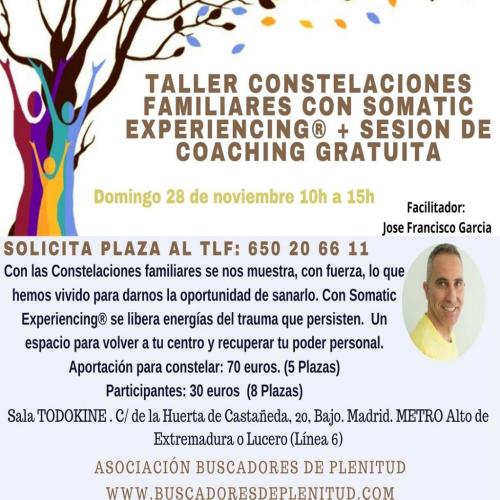 Taller Constelaciones Familiares en Madrid Taller Constelaciones Familiares en Madrid