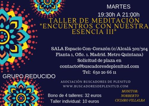 Martes de meditación: Estrés y Ansiedad Martes de meditación: Estrés y Ansiedad