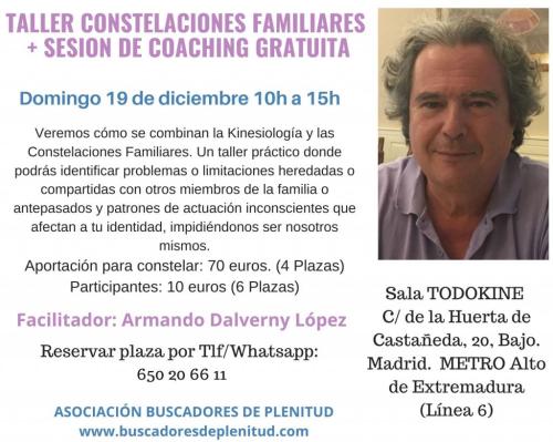 Taller Constelaciones Familiares + Sesion de Coaching Gratuita Taller Constelaciones Familiares + Sesion de Coaching Gratuita