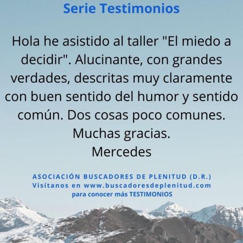 Nuestros Clientes dan Testimonio: Mercedes Nuestros Clientes dan Testimonio: Mercedes