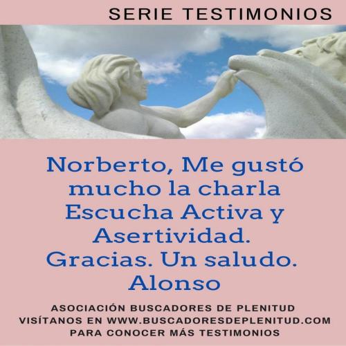 Alonso nos cuenta su experiencia... Alonso nos cuenta su experiencia...