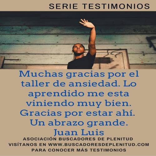 Juan Luis (3) nos cuenta su experiencia... Juan Luis (3) nos cuenta su experiencia...