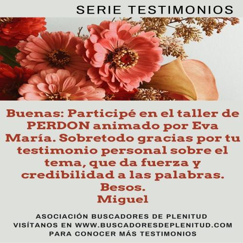 Miguel nos cuenta su experiencia... Miguel nos cuenta su experiencia...