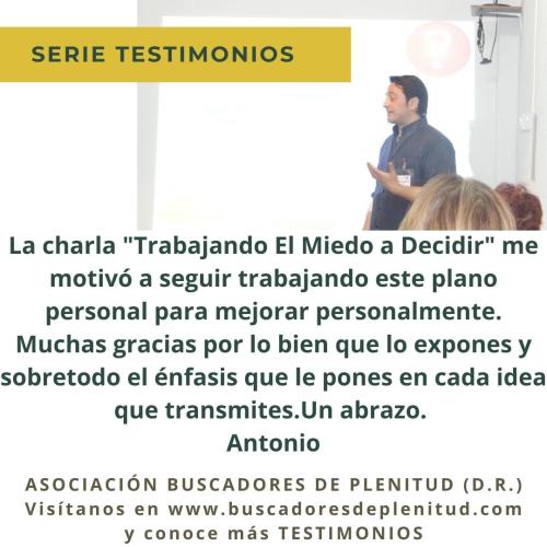 Serie Testimonios - Antonio Serie Testimonios - Antonio