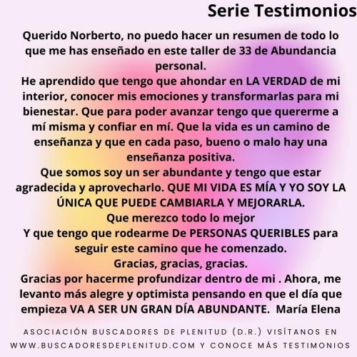 Serie Testimonios - Maria Elena Serie Testimonios - Maria Elena