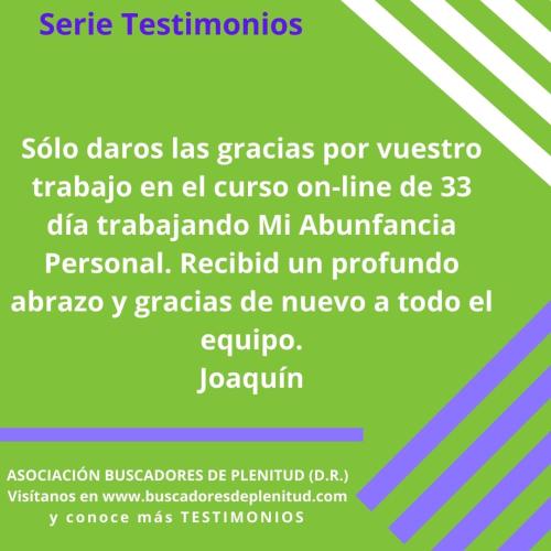 Serie Testimonios - Joaquín Serie Testimonios - Joaquín