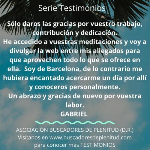 NUESTROS CLIENTES DAN TESTIMONIO - Gabriel NUESTROS CLIENTES DAN TESTIMONIO - Gabriel