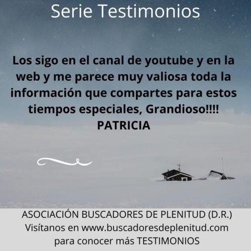 NUESTROS CLIENTES DAN TESTIMONIO - Patricia NUESTROS CLIENTES DAN TESTIMONIO - Patricia