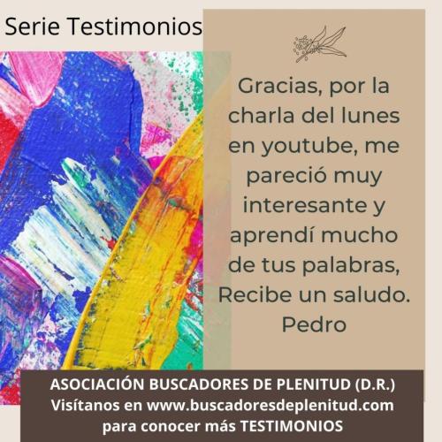 NUESTROS CLIENTES DAN TESTIMONIO - Pedro NUESTROS CLIENTES DAN TESTIMONIO - Pedro