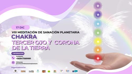 Vídeo VIII Meditación de Sanación Energética Planetaria "SANACIÓN CHAKRA TERCER OJO Y CORONA DE LA TIERRA" Vídeo VIII Meditación de Sanación Energética Planetaria "SANACIÓN CHAKRA TERCER OJO Y CORONA DE LA TIERRA"