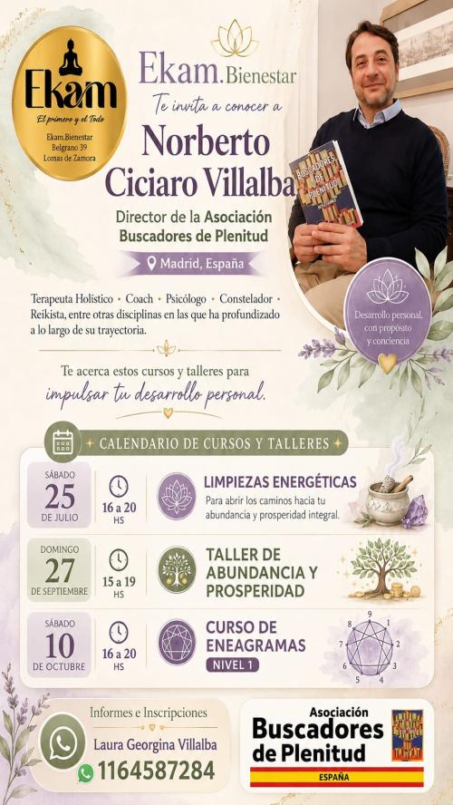 Actividades en España (online) y Argentina (presencial) Actividades en España (online) y Argentina (presencial)