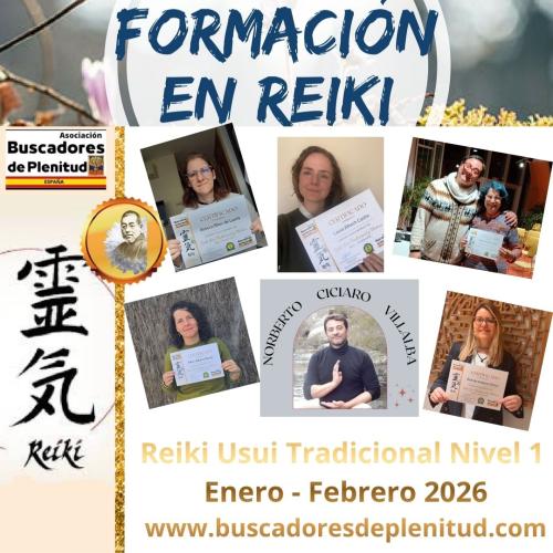Curso de Reiki Usui Tradicional y Tibetano Nivel 1 - Enero/Febrero 2026 Curso de Reiki Usui Tradicional y Tibetano Nivel 1 - Enero/Febrero 2026