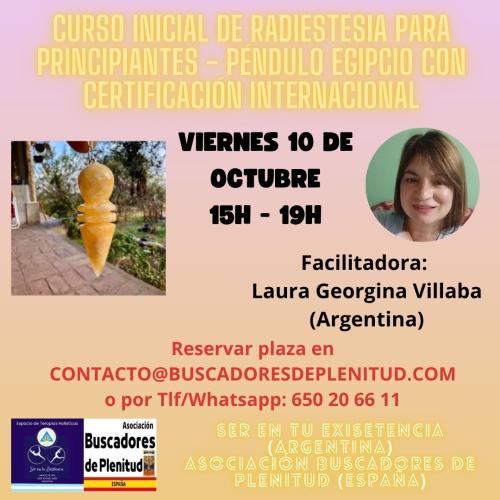 Curso Inicial de Radiestesia para Principiantes - Péndulo egipcio con certificación internacional Curso Inicial de Radiestesia para Principiantes - Péndulo egipcio con certificación internacional