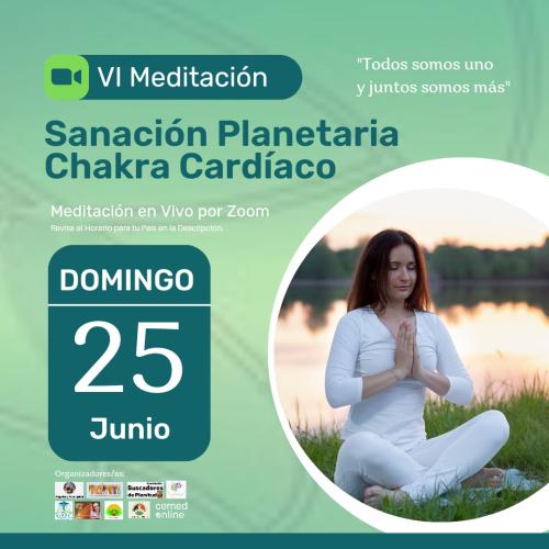 Meditación de Sanación Planetaria "SANACIÓN CHAKRA CARDÏACO" Meditación de Sanación Planetaria "SANACIÓN CHAKRA CARDÏACO"