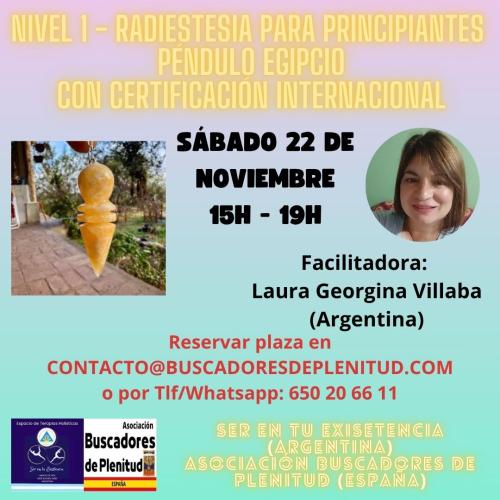 Curso Inicial de Radiestesia para Principiantes - Péndulo egipcio con certificación internacional - Noviembre Curso Inicial de Radiestesia para Principiantes - Péndulo egipcio con certificación internacional - Noviembre